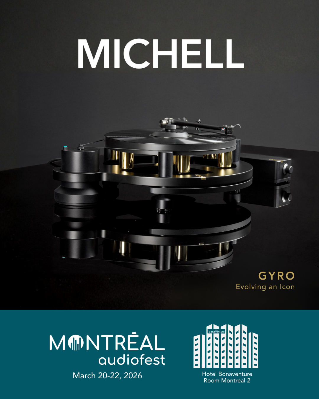 Michell Gyro Montreal Audiofest