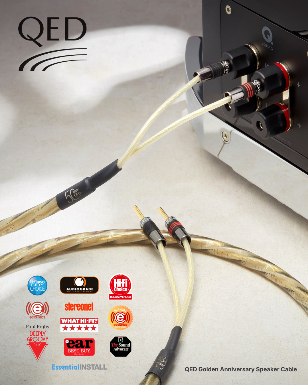 QED Golden Anniversary Speaker Cable
