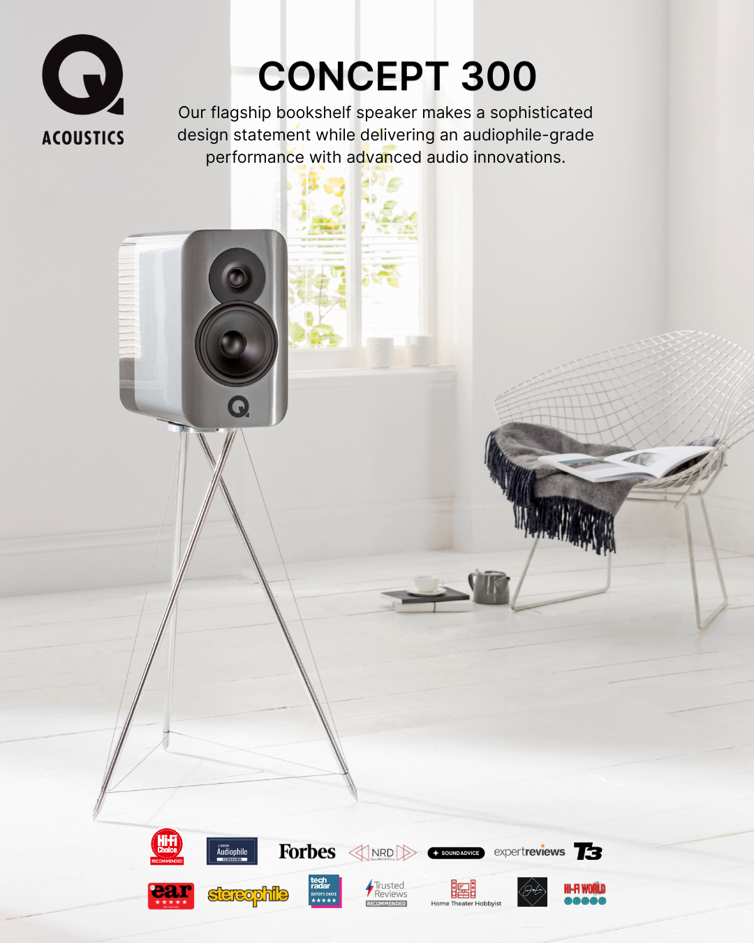 Q Acoustics Concept 300 Bookshelf Speaker